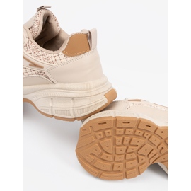 Tenisice lagane bež žene na platformi 2