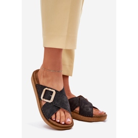 Ženski klip s inblu ed000025 crnom kopčom 1