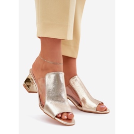 Ženski klizači na zlatnom postu zlatna 1