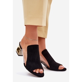 Ženski klizači na Golden Post Black crna 1