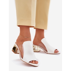 Ženski klip na pošti bijelo bijela 1