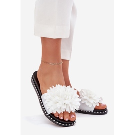 Ženski jastuci ukrašeni bijelim cvjetovima bijela 1