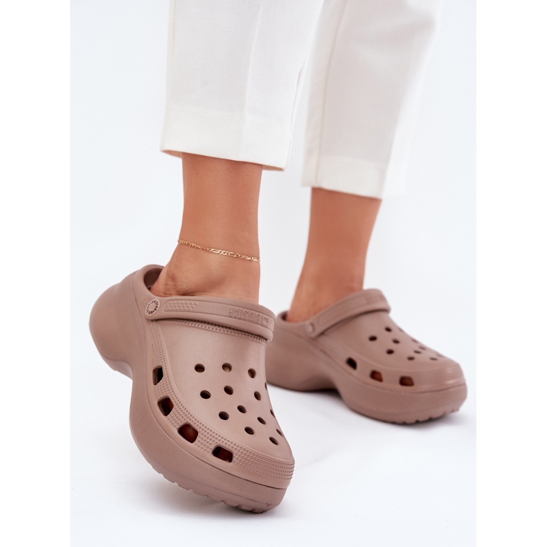 Big Star Ženske pjene lepršaju na masivnoj jedinoj velikoj zvijezdi RR274A121 Dark Beige bež 2