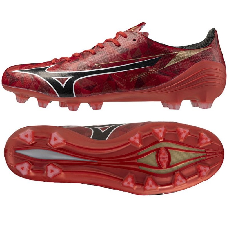 Mizuno Alfa II Elite FG P1GA256260 FOKTOBAL SECH crvena 1