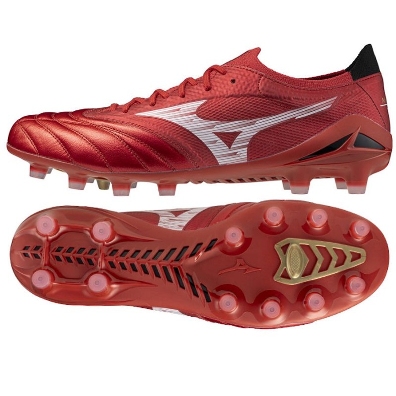 Mizuno Morelia Neo IV Beta Elite FG P1GA254260 Football Shoes crvena 1