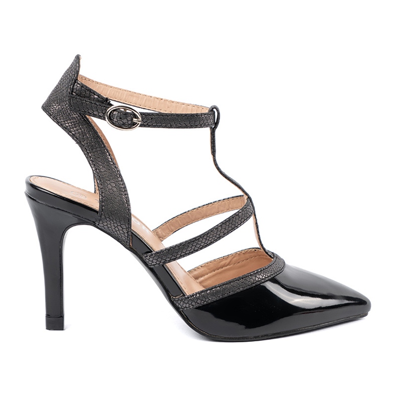 Crne pumpe na visokoj peti crna 2