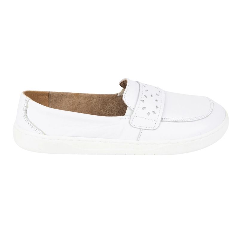 Olivier Ženske bosonoge Inga Loafers sa širokim prednjim poljskim bijelim bijelim bojama bijela 2