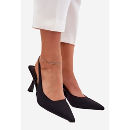 Ženske sandale na crnoj pin crna 1