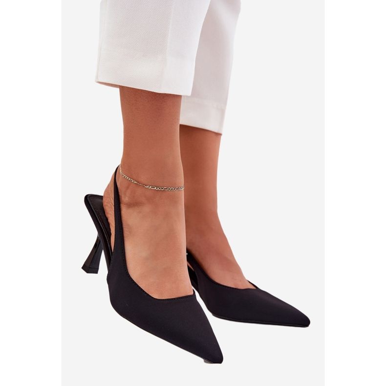 Ženske sandale na crnoj pin crna 1