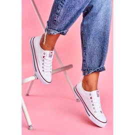 News Ženske platnene tenisice, bijele bijela 2