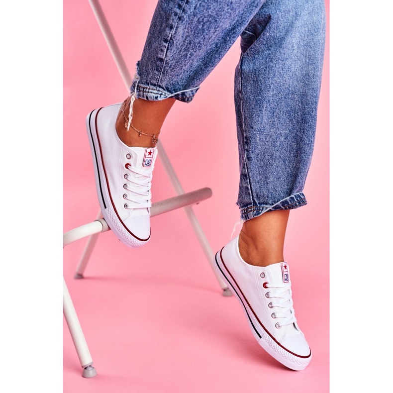 News Ženske platnene tenisice, bijele bijela 2