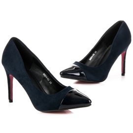 Erynn Mornarskoplave štikle od antilopa plava 1