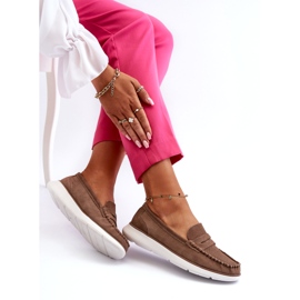 Ženske sukne natikače na platformi Sergio Leone SP012 Bež 4