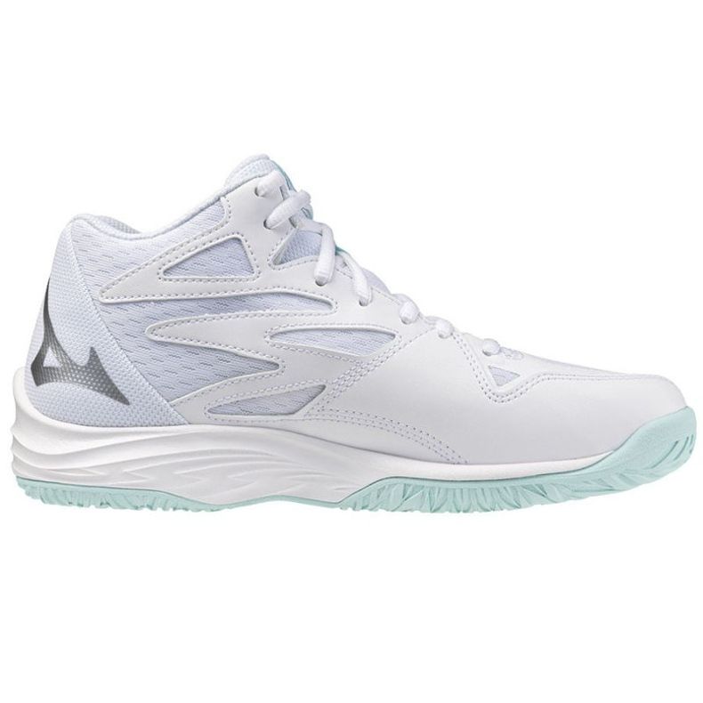 Mizuno Thunder Blade odbojkaške cipele s Mid V1GC237540 bijela 1