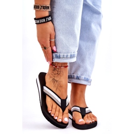 Ženske Big Star japanke s platformom LL274781 crne crno 1