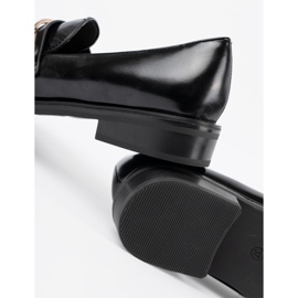 Seastar Crni lakirani natikači s biserima crna 1