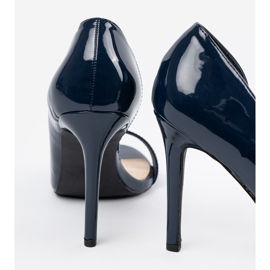 Goodin Mornarsko plave pumpe s golim prstima 2