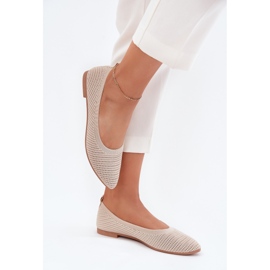 Beige -Meh materijal balerine beige balerine bež 2