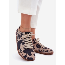 Ženske tenisice za antilop u Zazoo n1120 smeđe-beige smeđa 1