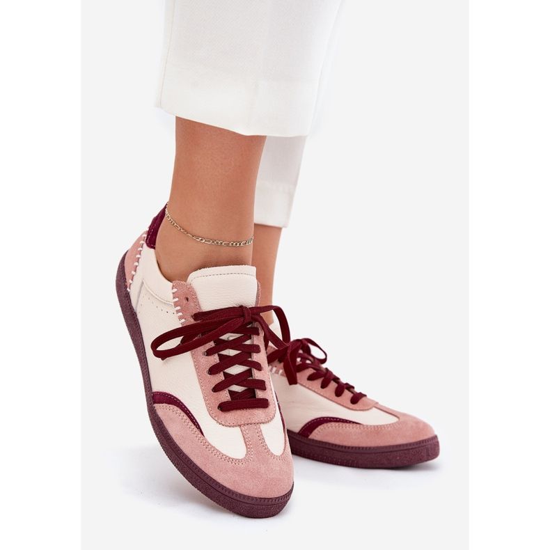 Ženske kožne tenisice Zazoo N1202 Pink ružičasta 1