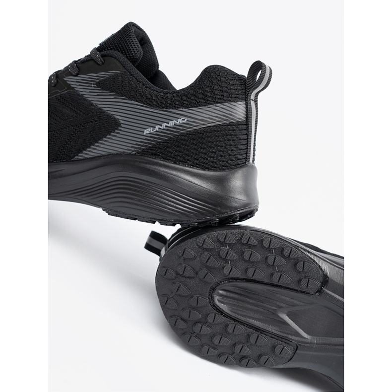 DK Crne lagane muške sportske cipele crna 1