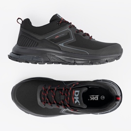 DK Crne muške sportske cipele s crvenim elementima crno 1