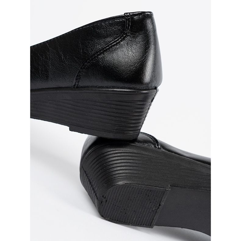 Crne klizne cipele s lukom crna 1