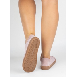 Bosonoge ženske kožne cipele Olivier Eliza Pink Flowers ružičasta 1