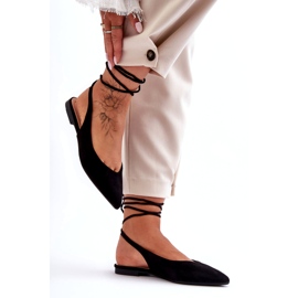 Ženske eko-rano crne balerine crno 3