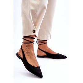 Ženske eko-rano crne balerine crno 1