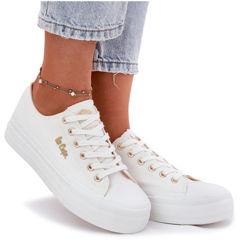Ženske tenisice na platformi Lee Cooper LCW-25-02-3289 White bijela 4
