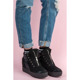 Vices Tenisice s platformom crna 2