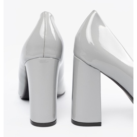 Seastar Svijetlo sive lakirane pumpe siva 1