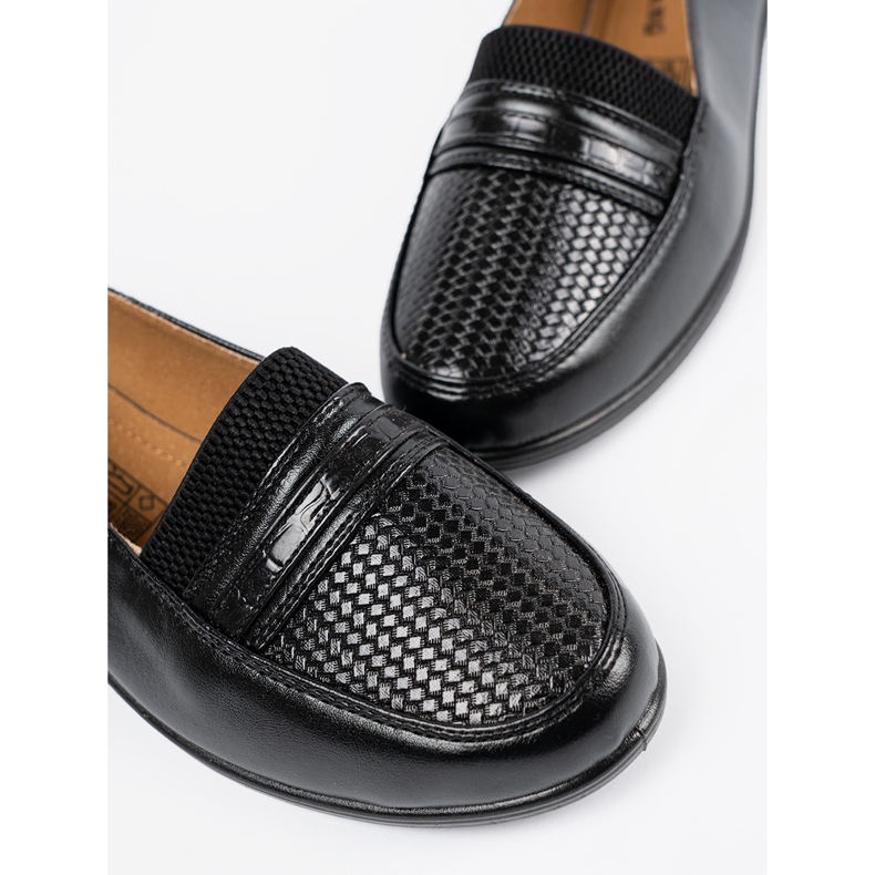 Crne štikle na klin crna 1