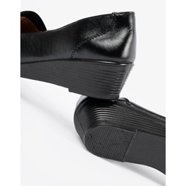 Crne štikle na klin crno 2