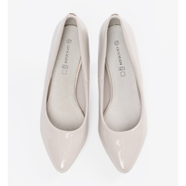 Goodin Svijetlo sive lakirane žene visoke potpetice siva 2