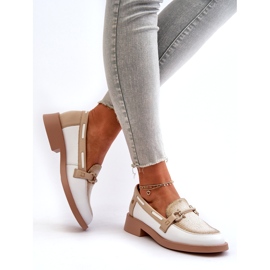 Maciejka kožne lomace 06493-11 Bijela i bež 6