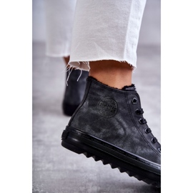 Big Star Ženske velike zvijezde izolirane crne GG274069 tenisice siva 2