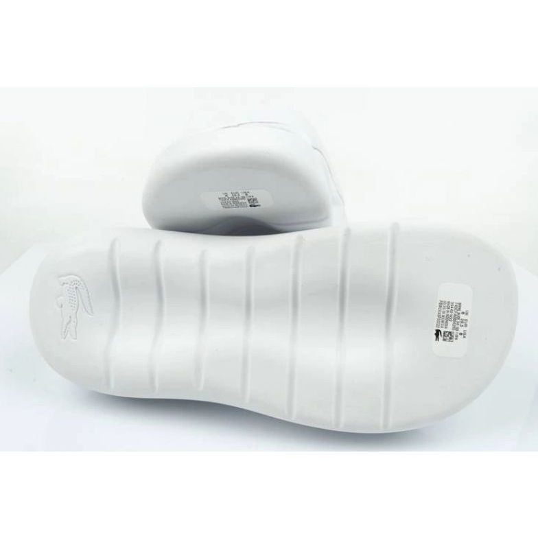 Lacoste poslužite slajd 745CFA000421G Flip -flops bijela 5