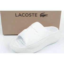 Lacoste poslužite slajd 745CFA000421G Flip -flops bijela 6