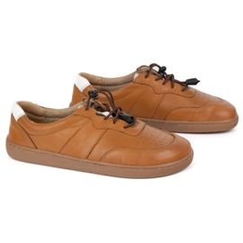 Olivier Bosonoge ženske cipele minimalističke kože široke smeđe arije smeđa 2