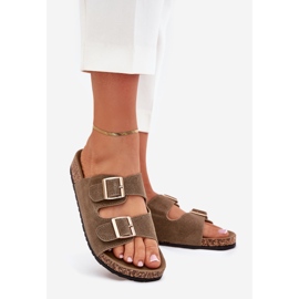 Boto Ženski klip sa zlatnim stezaljkama i tamnozeleni lunner zelena 1