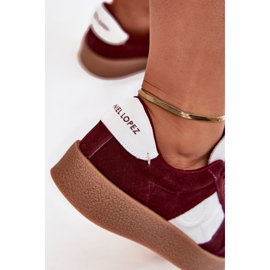 Big Star Ženske tenisice za antilop Velika zvijezda Daniel Lopez SS2D4023 Burgundija crvena 2