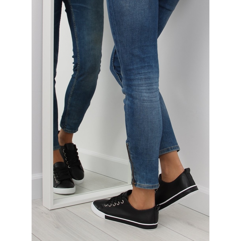 Crne ženske tenisice A88-07 Crne crno 1