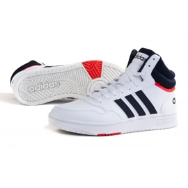 Cipele Adidas Hoops 3.0 Mid M GY5543 bijela mornarsko plava 1