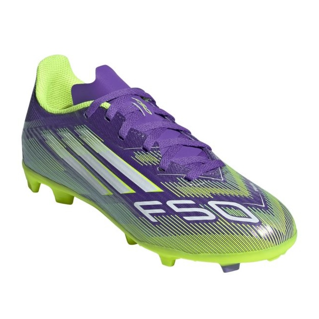 Adidas F50 League FG/MG JR JH7747 Football Shoes ljubičasta 2