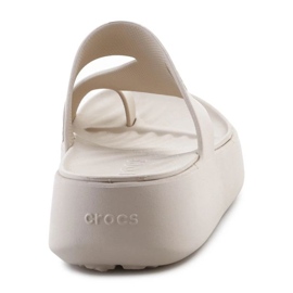 Flip-flops crocs crocs bijeg platform petlja petlja 210834-0LH bež 5