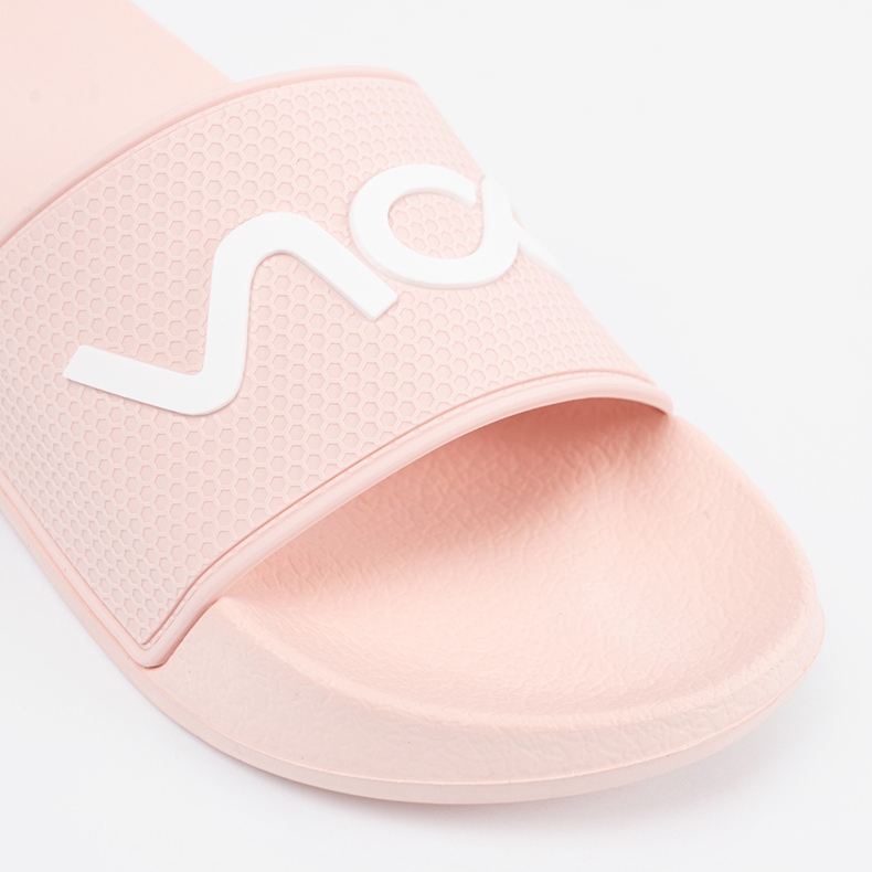 Shelvt Pink Flip -flops s natpisom ružičasta 1