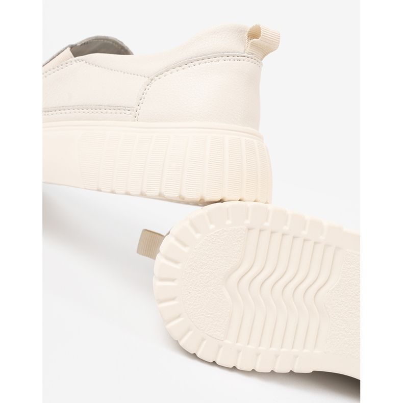 Sergio Leone Kožne cipele na bež platformi 1