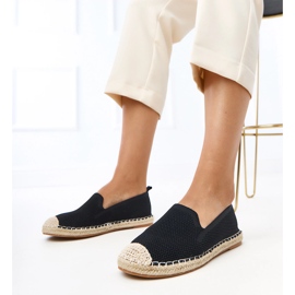 Crni espadrilles na platformi Luna crno 1